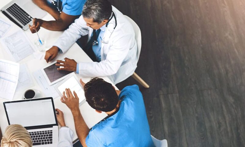 doctors discussing their medical billing services