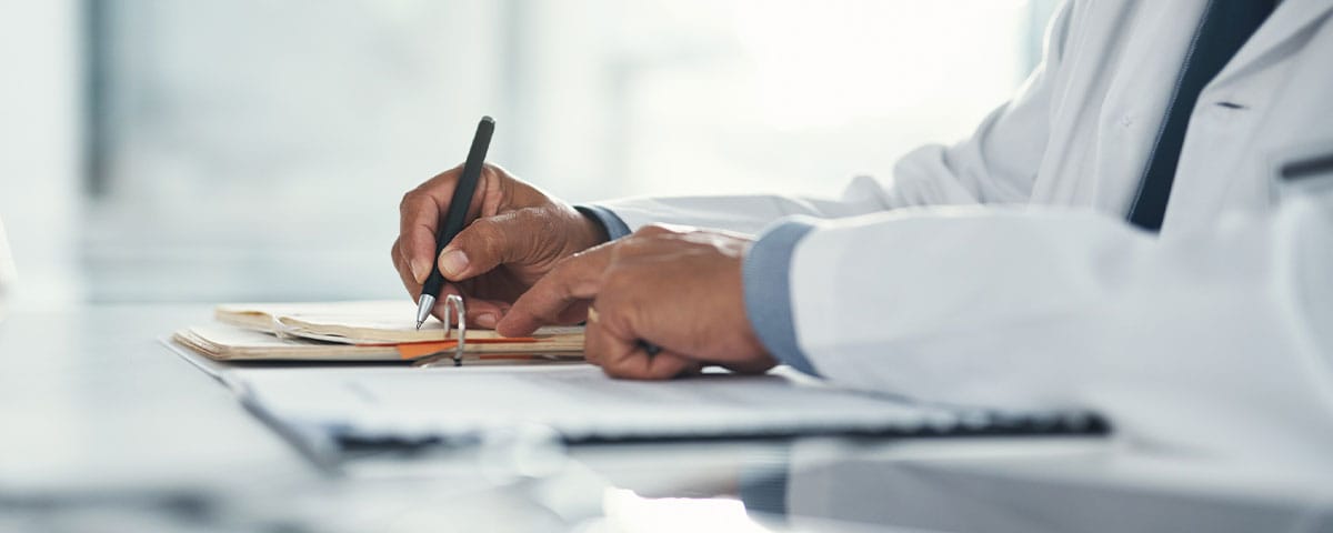 doctor working on specialty practice medical billing